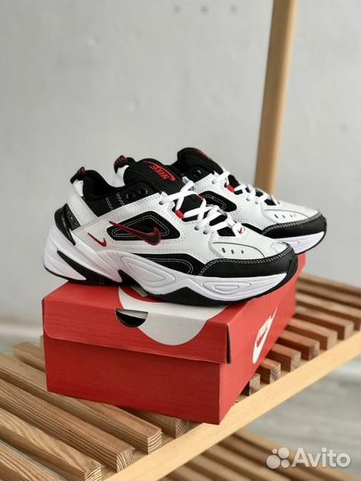 Nike m2k Tekno White Black Red
