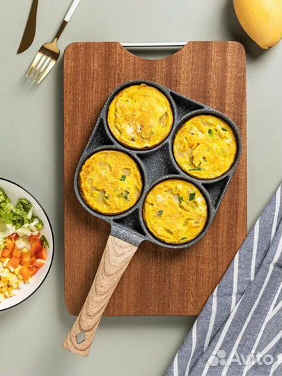 Сковорода, четыре секции антипригарная