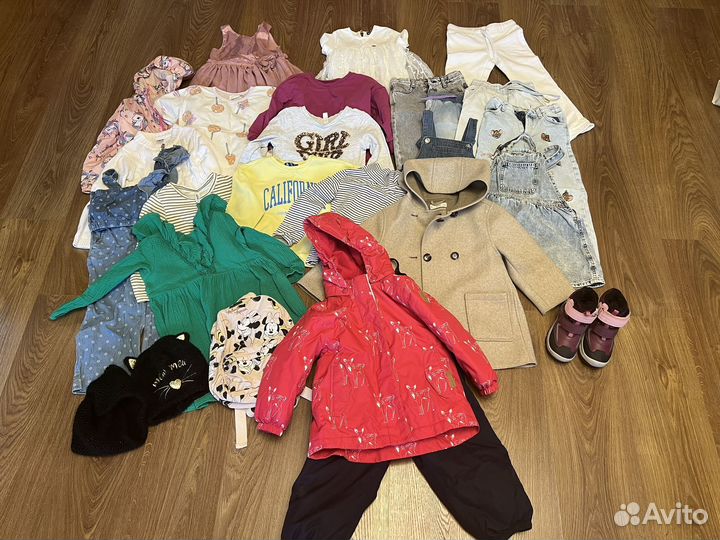 Детские вещи пакетом на девочку 92 - 110