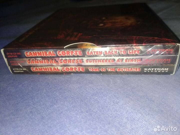 Katatonia, Sinister, Cannibal corpse «BOX 3CD»