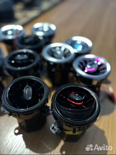 Дефлектора AMG регулируемые с подсветкой