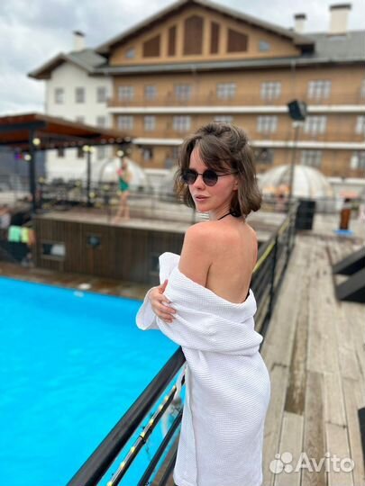 Термальный комплекс Роза Хутор в горах