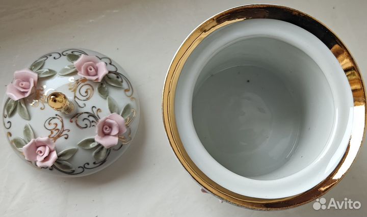 Сахарница, бонбоньерка Кисловодский фарфор