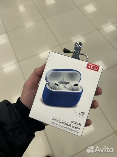 Беспроводные наушники apple airpods pro чехол