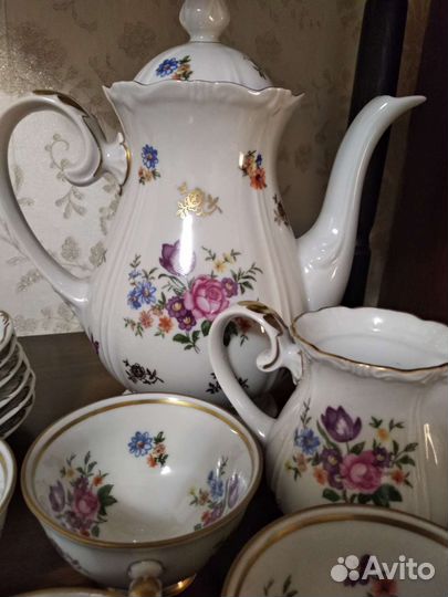 Кофейный сервиз гдр Райхенбах