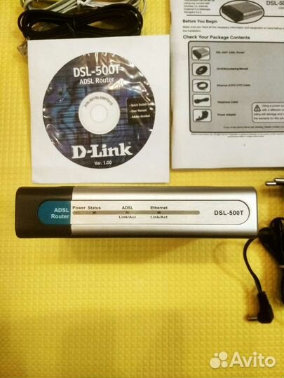 Модем D-Link DSL-500T