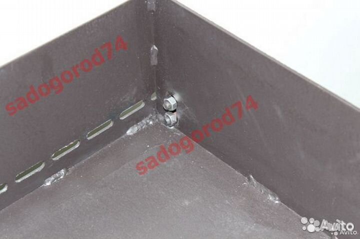 Мангал с очагом для казана