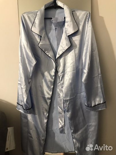 Халат женский шелковый новый