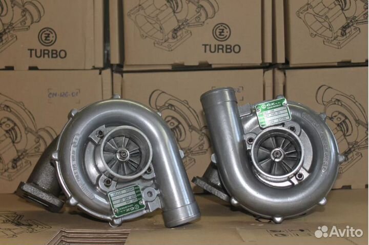 Турбокомпрессор камаз евро-2/3 левый (4/6 шпилек)