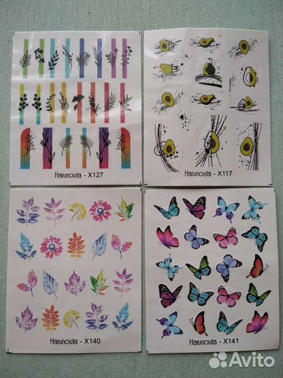 Слайдеры для дизайна на ногтях декор