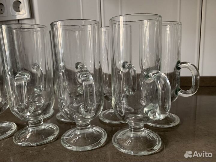 Стеклянные кружки для горячих напитков