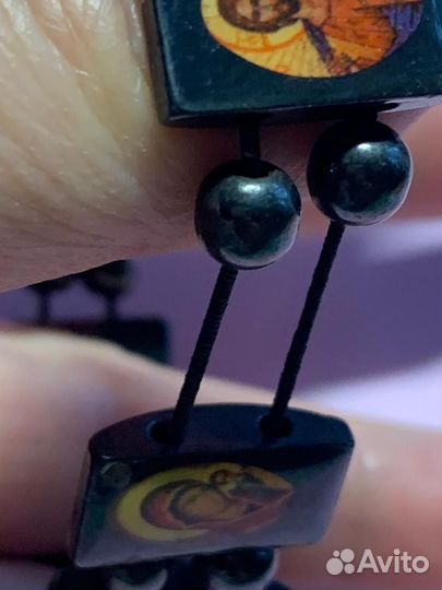 Магнитный браслет от давления из гематита