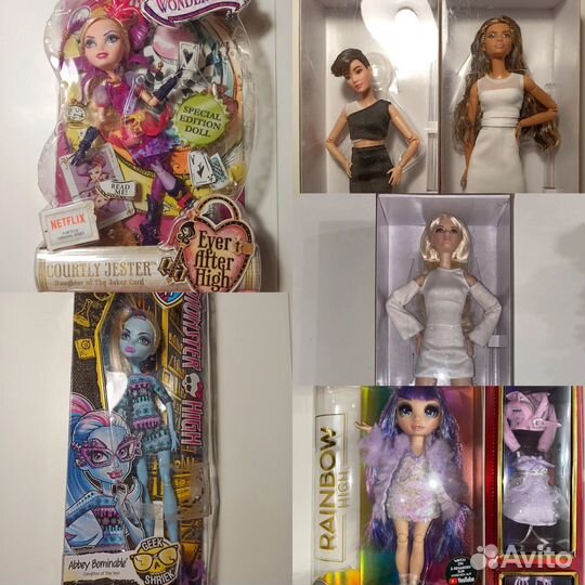 Ever After High Monster high Barbie Rainbow high