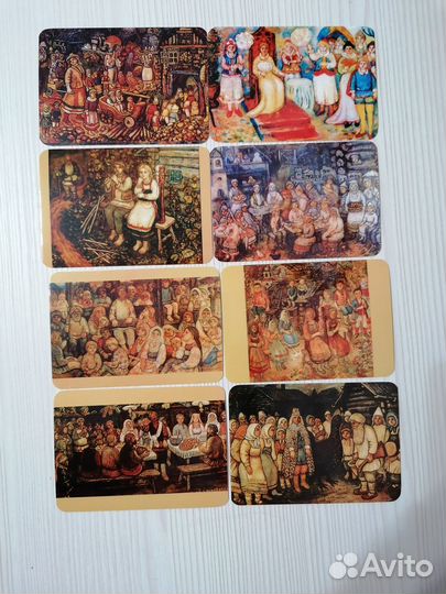 Календарики Искусство, музеи 2