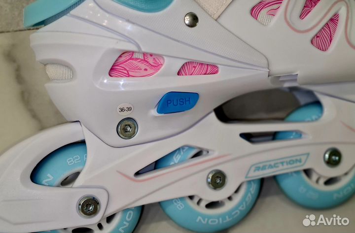 Роликовые коньки детские раздвижные