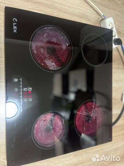 Электрическая плита стеклокерамика 4 конфорки