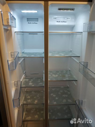 Холодильник Side by Side dexp RF-MN430NHE/S серебр