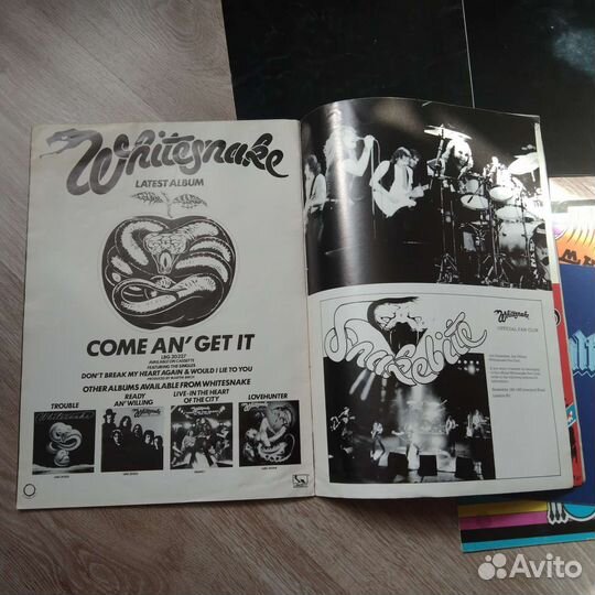 Ufo Whitesnake Monsters of rock брошюры тур рок