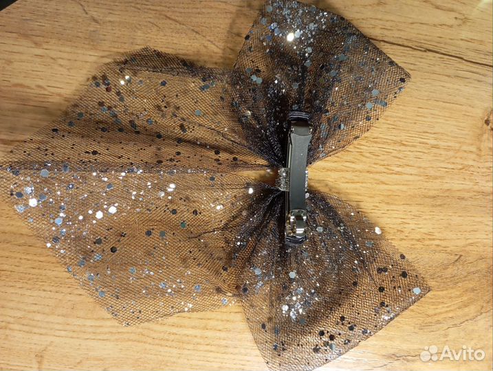 Заколка с бантом и ободок