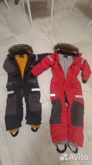Комбинезон Didriksons 110,130. Reima 98, 122, флис