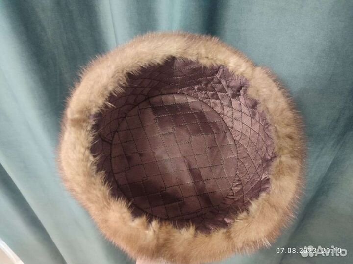 Шапка норковая женская