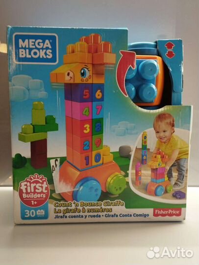Конструктор mega bloks жираф