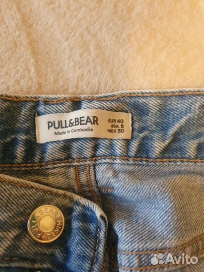 Джинсы Pull and bear mom