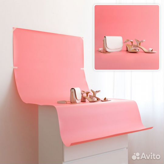 Пластиковые фотофоны 100 х 200см для фотосессий