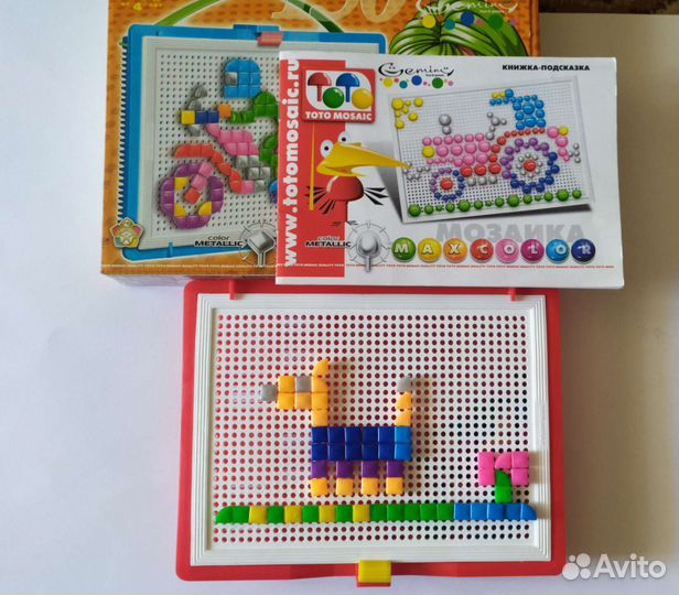 Мозаика - чемоданчик для детей 150 фишек