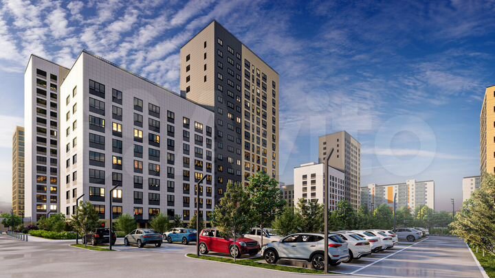 3-к. квартира, 76,7 м², 9/9 эт.