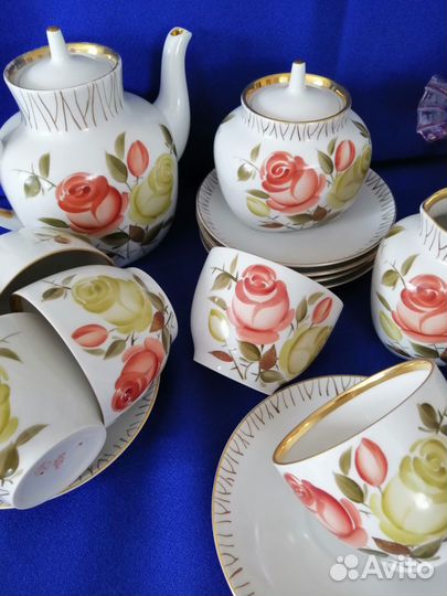 Чайный сервиз лфз Букет чайных роз