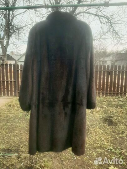 Шуба норковая длинная