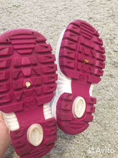 Сноубутсы для девочки 20 зебра