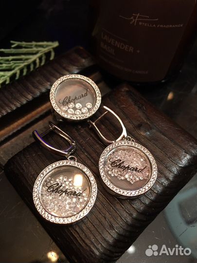 Chopard серьги и кольцо