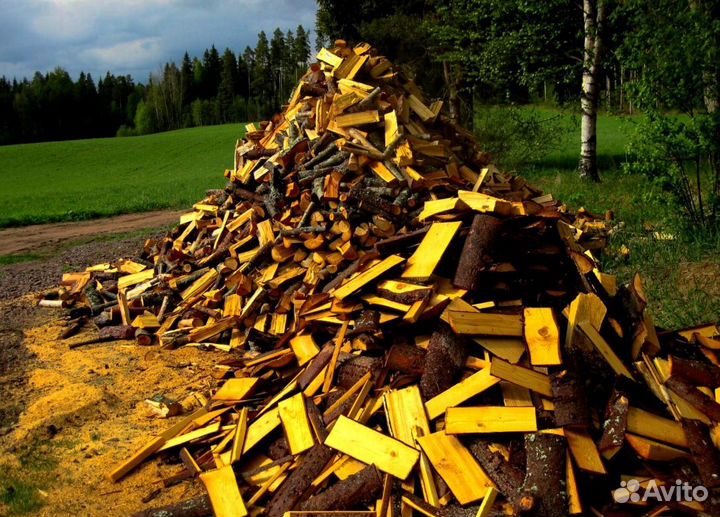 Дрова чурками