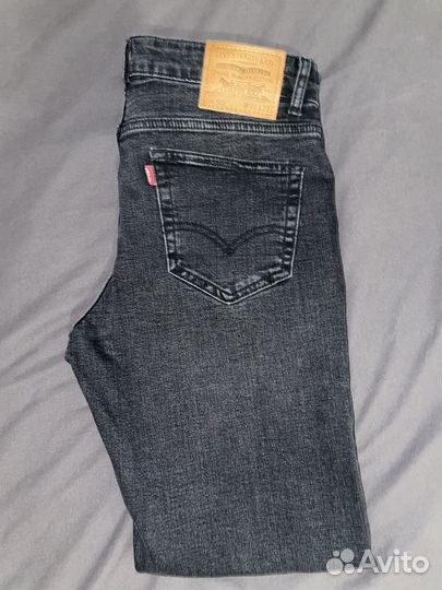 Джинсы Levis 502, W30, L32, цвет: серый