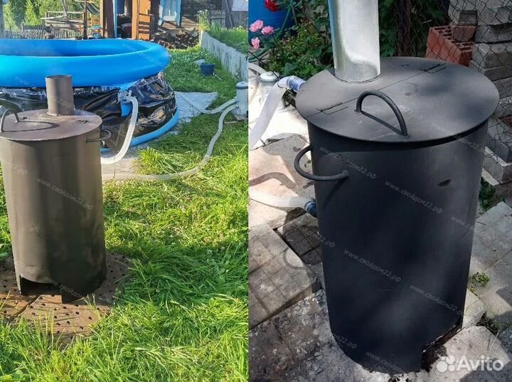 Водонагреватель для бассейна на дровах