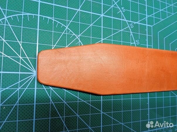 Кожаный ремень ручной работы