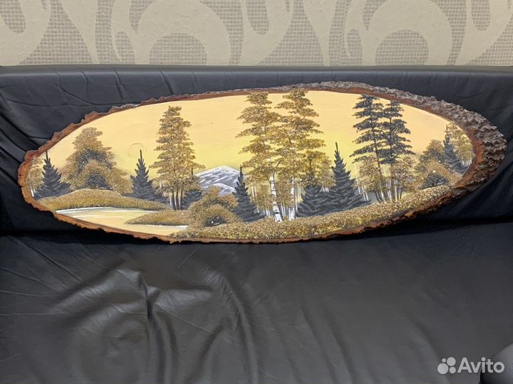 Панно по дереву