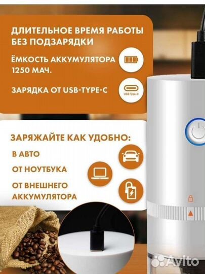 Кофемолка электрическая новая