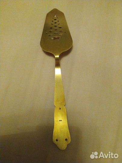 Лопатка кондитерская томпак, ложки мельхиоровые