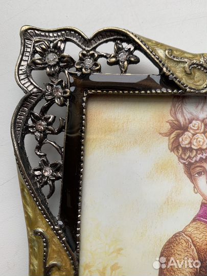 Фоторамка металлическая 10х15