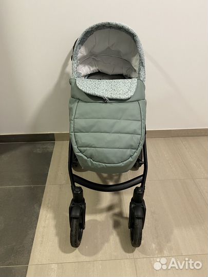 Коляска 2 в 1 Indigo эко кожа