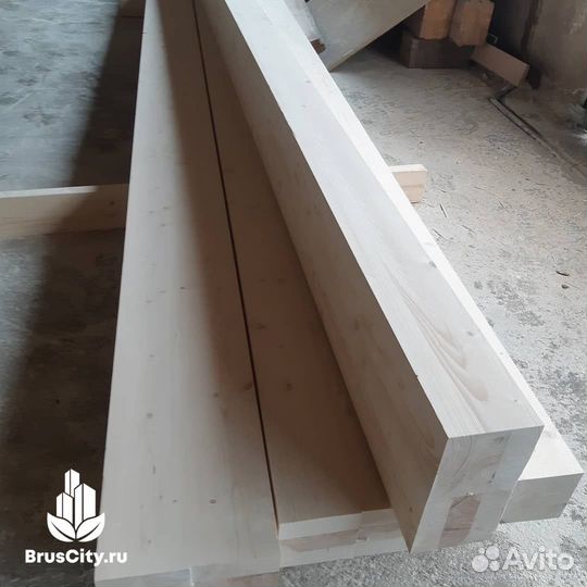 Брус клееный