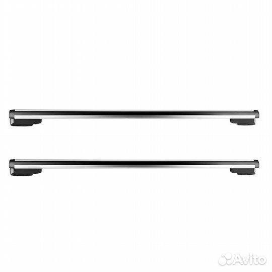 Багажник для Ford 5D Tourneo Courier 2013- аэродинамические дуги + замки