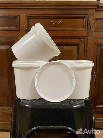 Пластиковые пищевые ведра