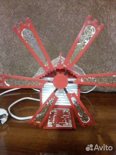 Настольный светильник мельница СССР