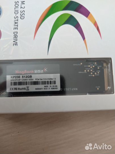 M2 SSD KingBank KP230 512 гб