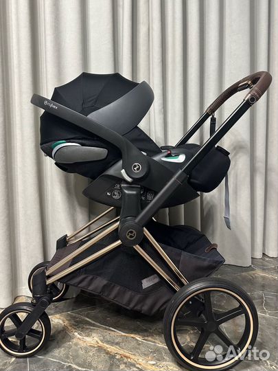 Коляска cybex priam 4 rose gold 3 в 1