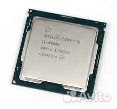 Intel core i5 9600k + мат плата + башня